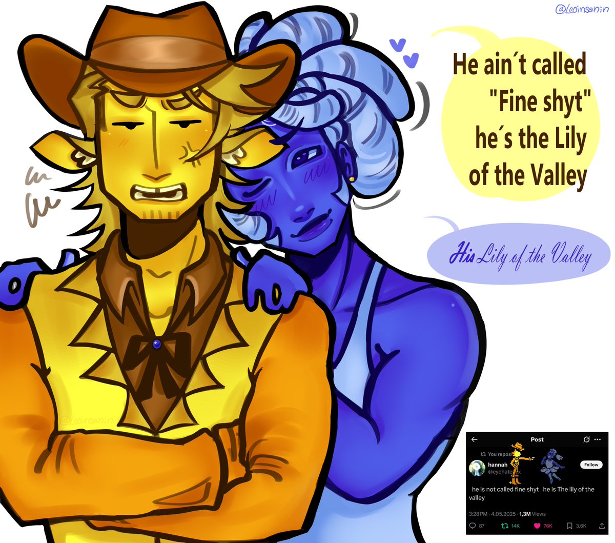 Leoinsanin's tweet photo. Don't call his husband that 😡
#deltarune #deltarunefanartㅤ #deltarunechapter5ㅤ #blellow https://t.co/gT70s86IrL