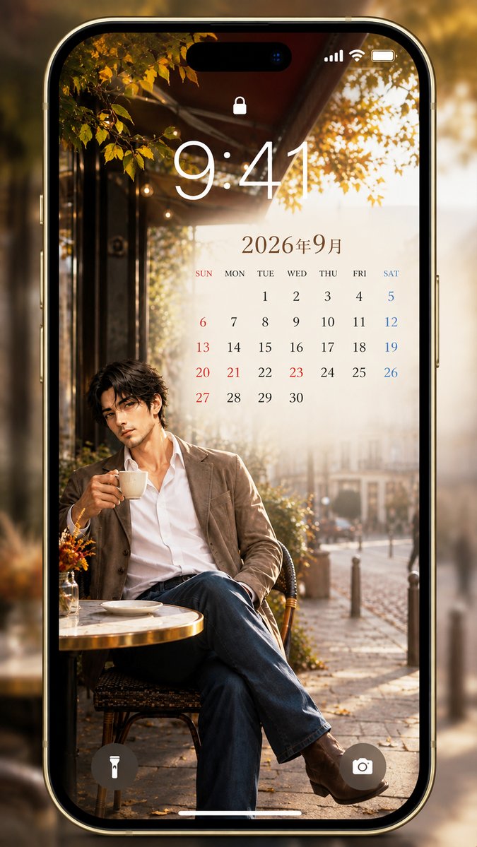 gen_with_love's tweet photo. 🍂 秋を連れて歩くスマホカレンダー
9月・10月向けの秋 #カレンダー
プロンプトを作りました✨️
ご自身のキャラクターと一緒に、
秋の景色をスマホの中へ🍁
使い方は7・8月版と変わりません。
表記や曜日の始まり、
カレンダーの位置・サイズ、
ロケーションや秋コーデなど、
冒頭の
【任意指定】の部分を
お好みで変更してください。
コスモス畑、湖畔、紅葉、高原、
街歩き、カフェなど。
キャラクターに似合いそうな秋を
自由に楽しんでくださいね🍂✨️
使いたい画像と一緒にプロンプトを送ればOKです!
【お願い】
引用ポストなどでのご紹介は任意ですので、
どうぞお気遣いなく✨️
もちろん嬉しいです!
ご投稿の際に下記どちらかのタグを添えていただければ、こちらから見つけられますので、
気軽に使っていただけたら嬉しいです🍀
#だだぴプロンプト
#GenerateWithLove
プロンプトはリプ欄で✨️
▼ ▼ ▼ ▼ ▼