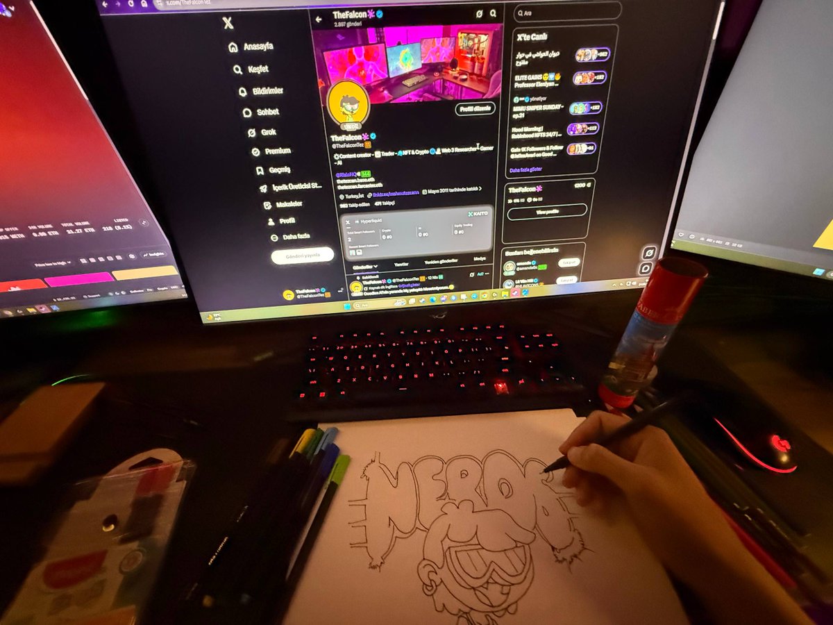 TheFalconTez's tweet photo. I’m a huge fan and collector of Nerds,and I absolutely love bringing my own original character to life through my art. 

I’ve always believed that the things we dedicate our time,effort,and passion to are truly valuable.That’s why Nerds holds a special place in my heart.

I’m proud to be a Nerds fan and to create something of my own for this amazing community.

@nerdsoneth 🧡
