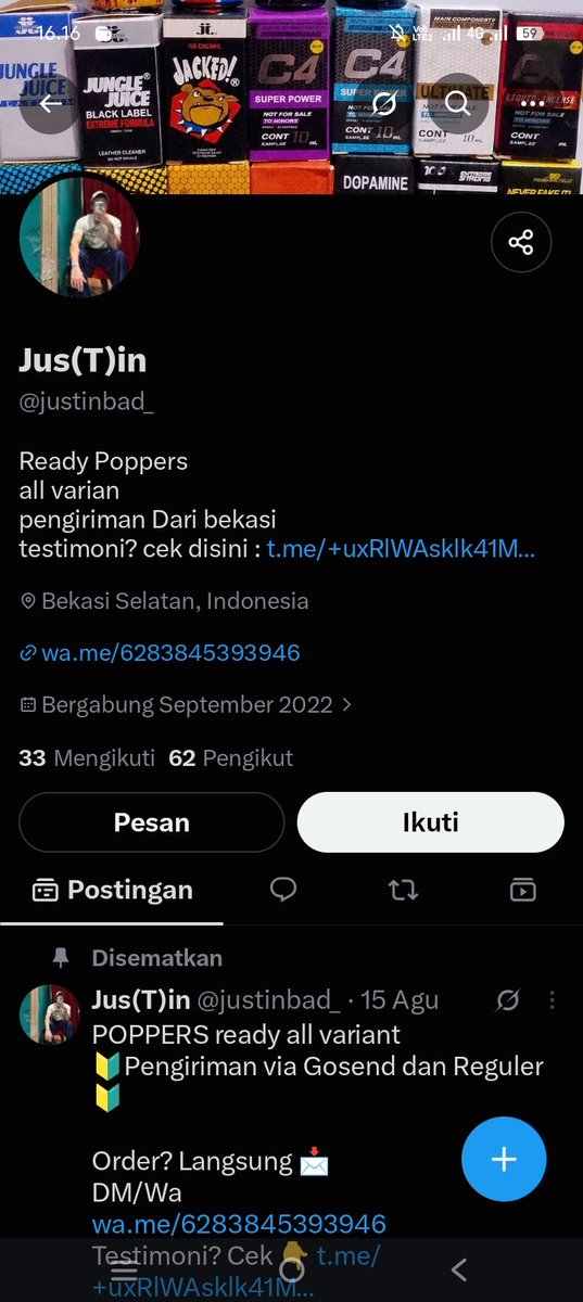 PopperID_'s tweet photo. @sohorney_ Penipu hati².. Komentar dia ada dimana² cari mangsa https://t.co/4EV6KhBc6i