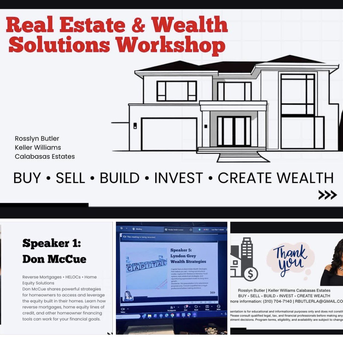 DonMcCue1's tweet photo. 💯Rosslyn Butler Keller Williams hosted a multi topic webinar ways to rebuild with Steel, 1031 Exchanges@ leveraging HELOCS or Reverse Mortgages ￼ for access to cash 🧩

https://t.co/eyaJ8x4Exz realtor

https://t.co/Rd0xmNXvNq financial

https://t.co/A8LVSKagwO mortgage https://t.co/9ysjFMal89