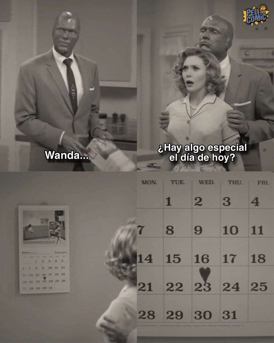 Peli_Comic's tweet photo. Hoy 23 de agosto sería el aniversario de Wanda y Visión 🥺 https://t.co/drntzeOGtZ