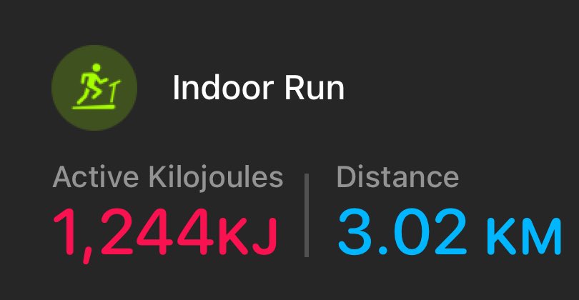 Danual_Gordon's tweet photo. I ran indoors for 3.02 KM with the Workout app on my Apple Watch. 23min 18sec #WeightsDay #Weightlifting #Fitness #Gym #GymLife #BodyBuilding #Lift #BeastMode #CloseYourRings #Grind #NoExcuses #PlayToWin #WorldGymAustralia #AppleWatch #wgcoffsharbour https://t.co/6CwjfH9vcG
