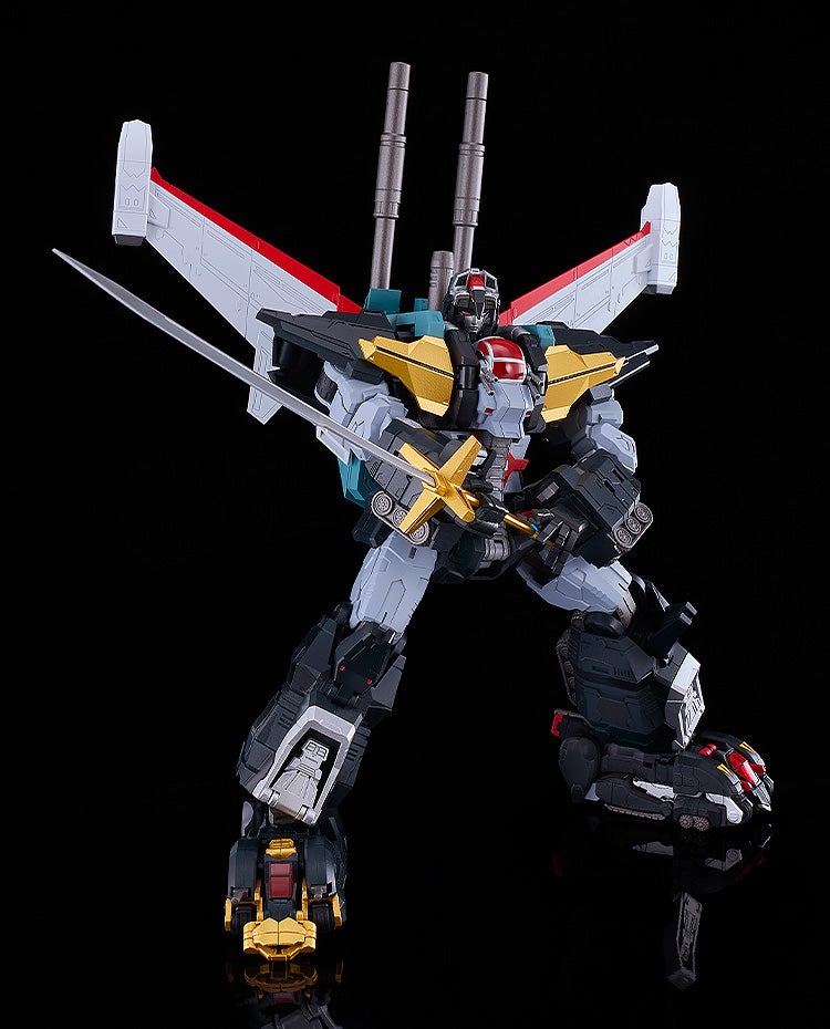 gsc_mechasmile's tweet photo. 【 #メカスマ 新商品情報！】

『#超獣機神ダンクーガ』より
「ダンクーガ」が遂に #MODEROID 化！🔥

🔻ご予約はこちら
https://t.co/fw5R5HSBTI

「THE合体 HAGANE WORKS ダンクーガ」の造形をベースにプラモデル化！
4体の獣戦機の変形と合体を余剰パーツ無しで再現！✨

🗓️予約締切：10月7日(水) 23:59

#グッスマ #プラモデル