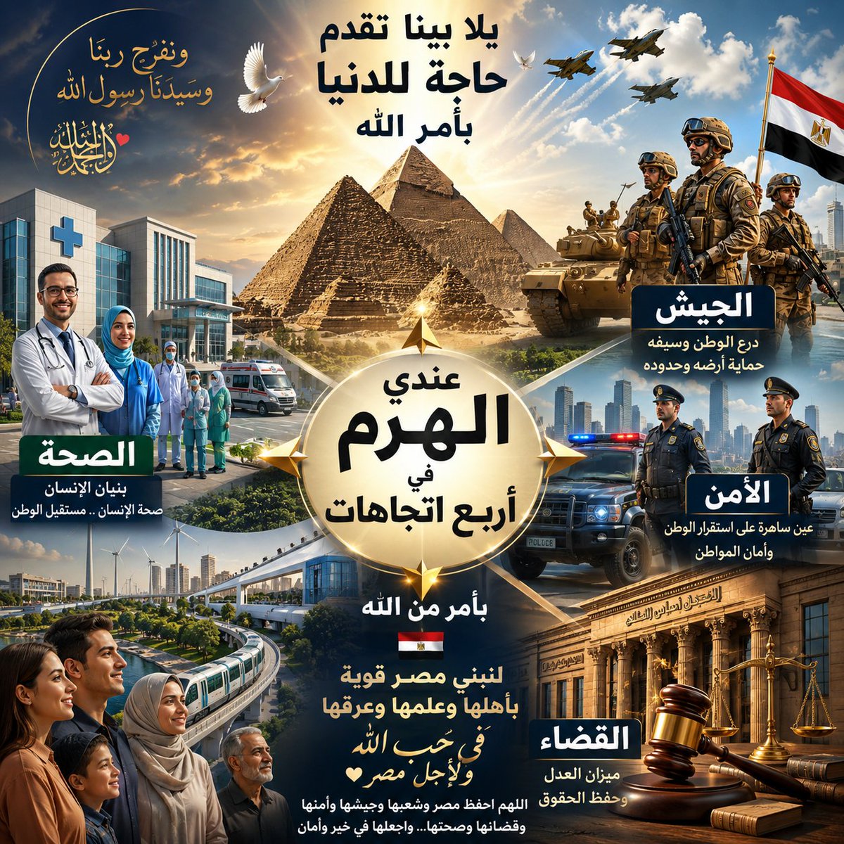 auuoon's tweet photo. #الله أكبر ❤️🇪🇬
اللهم اجعلها رسالة خير وأمان وبناء لمصر وأهلها، واحفظ مصر وجيشها وشرطتها وقضاءها وصحتها وشعبها، وبارك في كل يد تبني وتخدم بصدق. 🤲🏼🇪🇬
الحمد لله، وتوكلنا على الله. https://t.co/nSwZQLGOTz