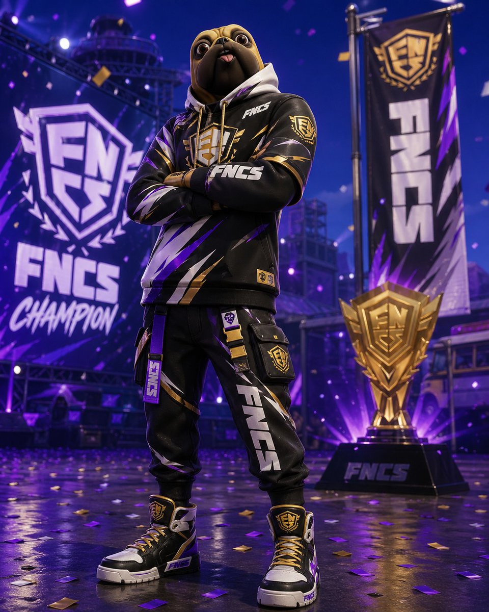 Mbusy88's tweet photo. @Fortnite @FNCompetitive  Can we get this Doggo skin for the next FNCS or Lan event please!?! It would be a W for sure! https://t.co/bHI4GTZ1Kc