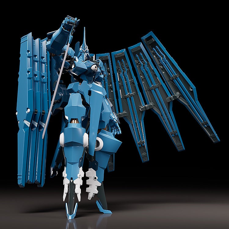 gsc_mechasmile's tweet photo. 【 #メカスマ 新商品情報！】

『#鉄のラインバレル』より
「ヴァーダント」が #MODEROID で登場！🌙

🔻ご予約はこちら
https://t.co/7reP1ik2Y3

🔹頭頂高約190mm。各関節可動。
🔹武装は太刀が計4本付属。
🔹ヴァリアブル・バインダーは収納・展開を再現。
🔹フェイスパーツは隻眼と両眼の2種から選択式。

🗓️予約締切：9月30日(水) 23:59

#ラインバレル
#グッスマ #プラモデル