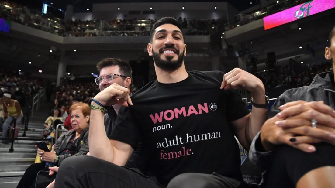 proamericapol's tweet photo. The WOMEN'S National Basketball Association is triggered because of a T-shirt that defines what a woman is.

How is this not parody? https://t.co/q6Hhs0SRAp