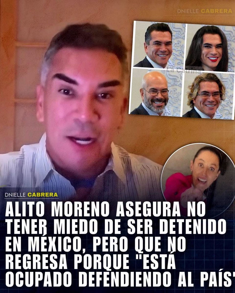 DnielleCabrera's tweet photo. 🚨 ALITO NO TIENE MIEDO, PERO QUE AHORITA NO, GRACIAS 🤣

El presidente del PRI se dijo estar muy ocupado de ciudad en ciudad “defendiendo a México”… desde EEUU 🤣 ya que sabe que si toca tierra mexicana le podría caer una sorpresa por parte de la FGR, así que por el momento no le conviene regresar 🤣