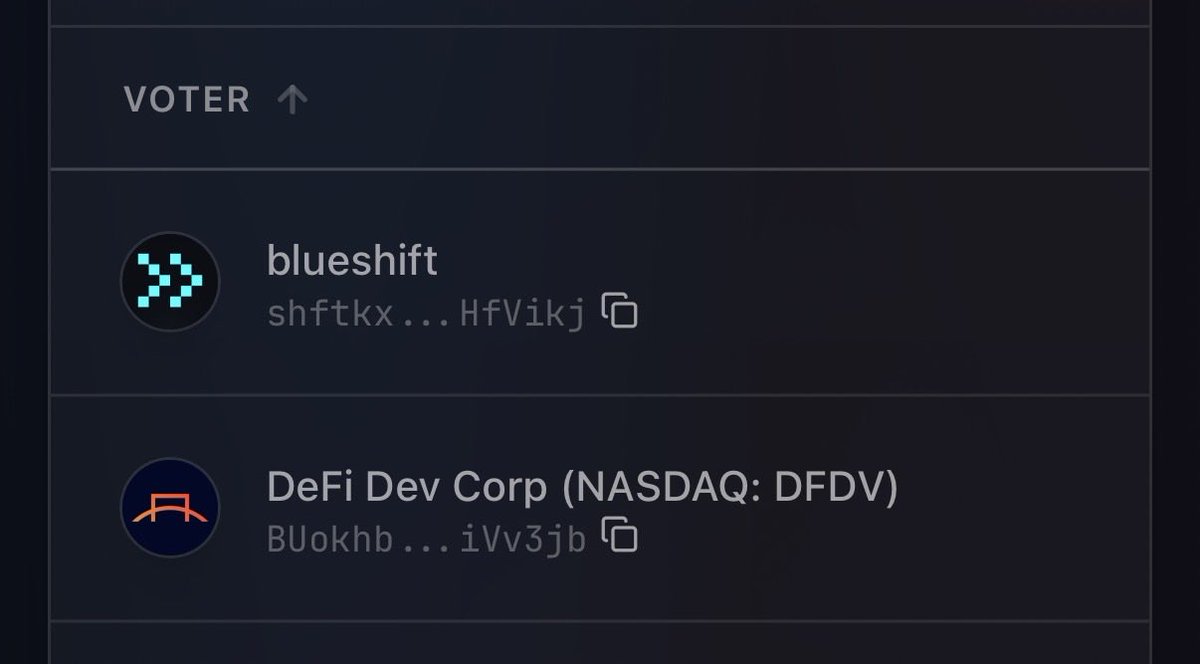 stevensarmi's tweet photo. Pretty cool that there’s a publicly traded nasdaq listed corporation voting on Solana governance in 2026.

Lots of chatter today lots of good reads for the bathroom in the morning.

🚽💩 https://t.co/8XEKMGq8kk