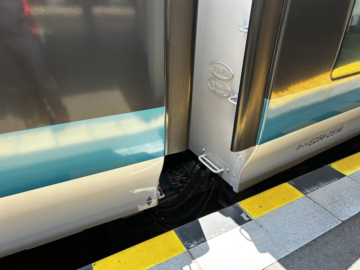 sinndaitokkyuu's tweet photo. なんか三島駅着いたらE257が変なところで止まってパン下げしてんねんけど何かあった？ https://t.co/bKJ163uLo0