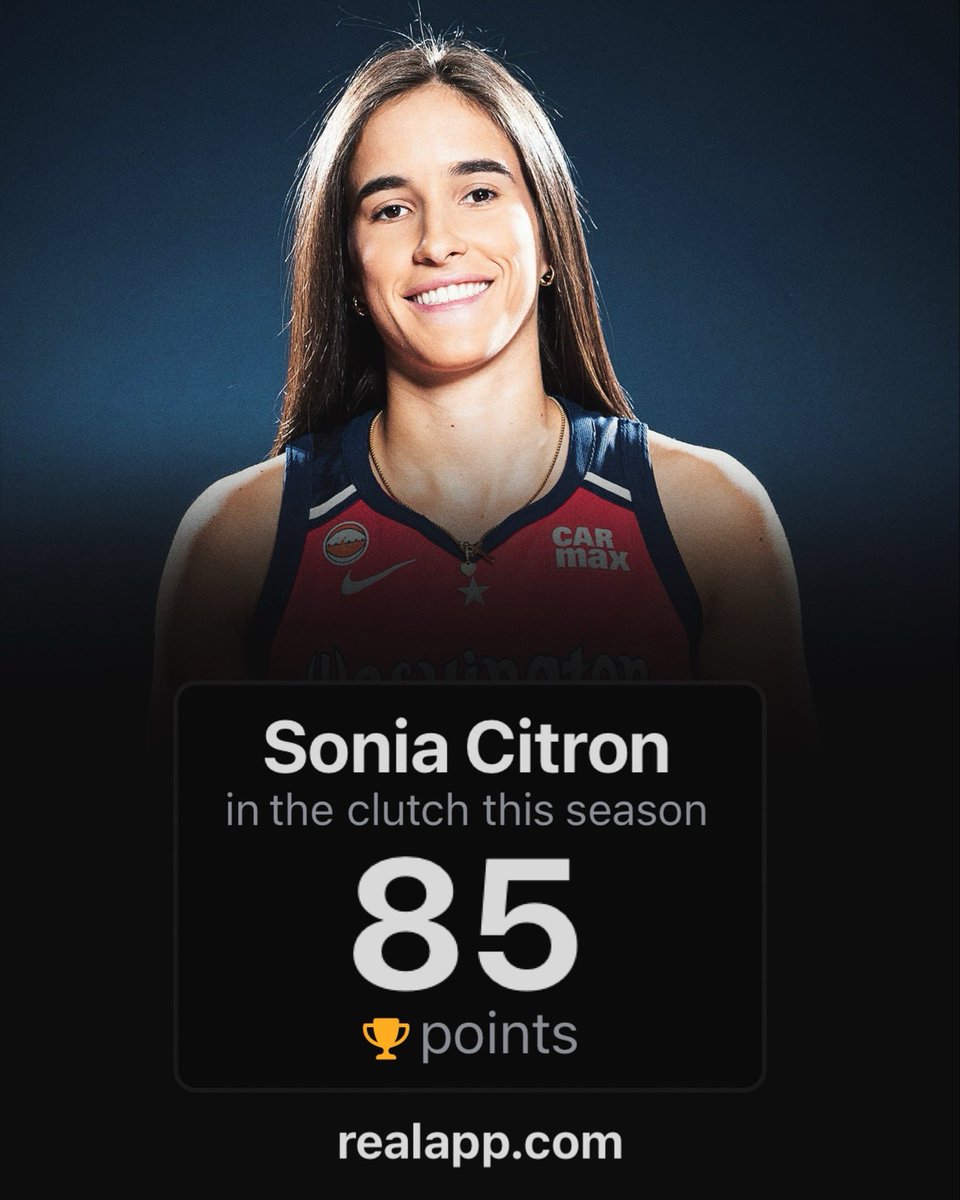JudgmentParlays's tweet photo. Sonia Citron now has the most clutch points in a single season in WNBA history. https://t.co/1DlhZdbYXb