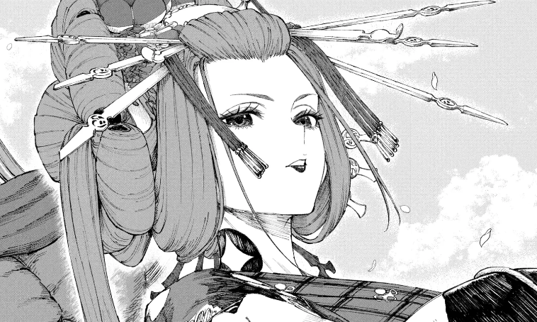 mugetsu_illust's tweet photo. コミカライズ版『Fate/Samurai Remnant』本日更新です
新たなマスター「高尾太夫」との初遭遇回です
宜しくお願い致します
(短くて申し訳ないです……)
https://t.co/zfWgR6H1qZ https://t.co/3m4UIZlhGH
