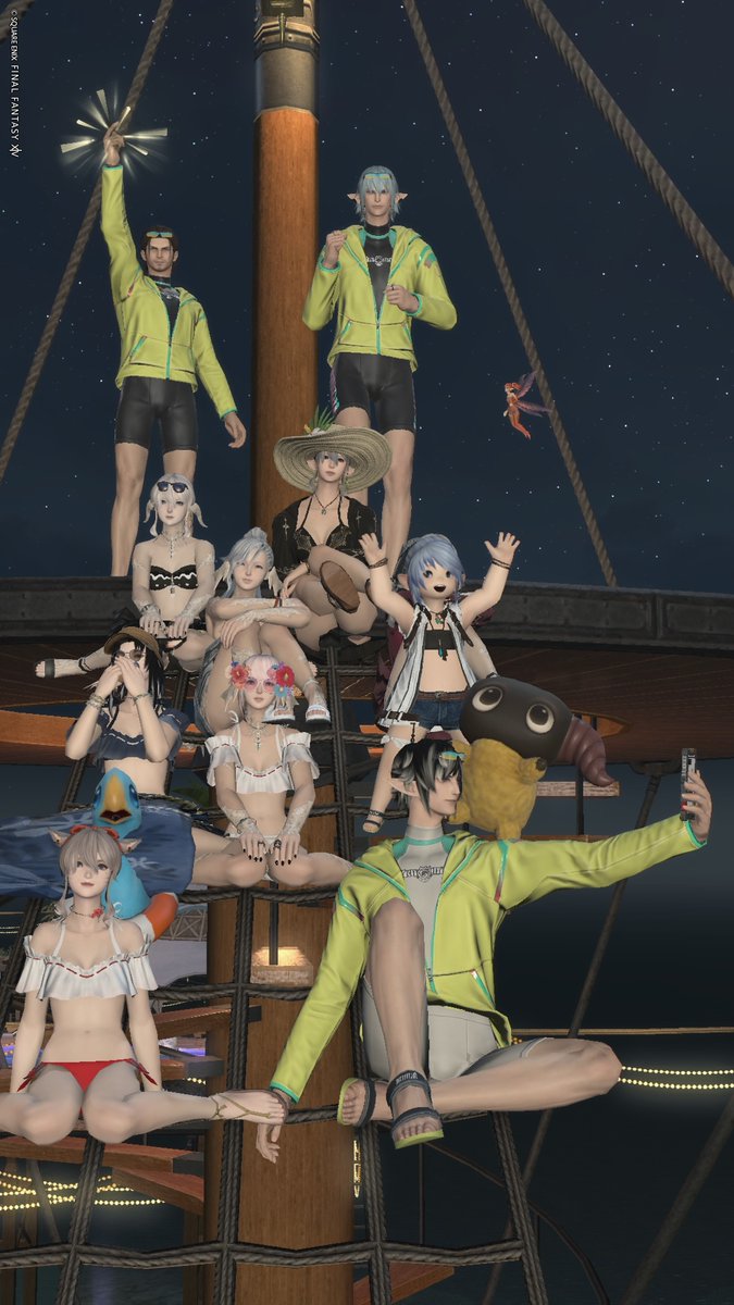guered_ff14's tweet photo. 最近LSの皆さんと撮ったやつ　その① https://t.co/atPVQPu9AR