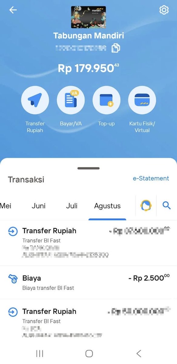 AlghifAqsa's tweet photo. Sy sudah kosongkan akun Mandiri. Transfer ke dua bank lain. 

Bye Mandiri yg tidak mandiri! https://t.co/ZFSW1txDqx