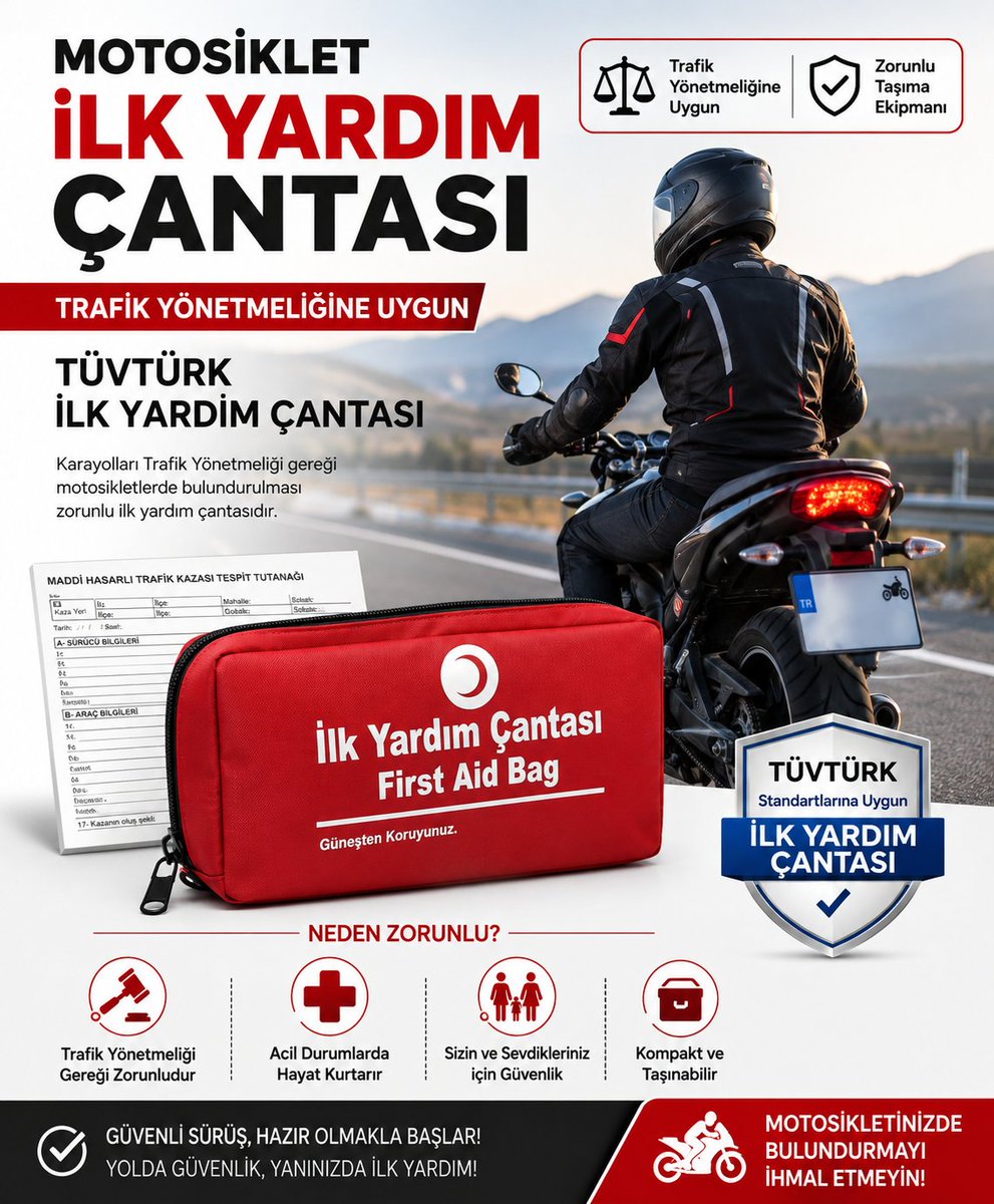 peelingmarket's tweet photo. Motorkurye, Motorsiklet ilk yardım çantası seti TüvTürk yönetmelik uyumlu Acil durum çantası https://t.co/P4wYGraxTB #motorkurye https://t.co/0eEN38HmBK