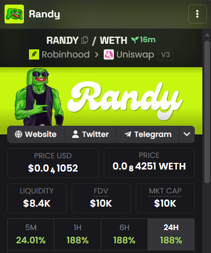 RandyOnHood's tweet photo. Dex is Paid https://t.co/wgr7MAGv5i