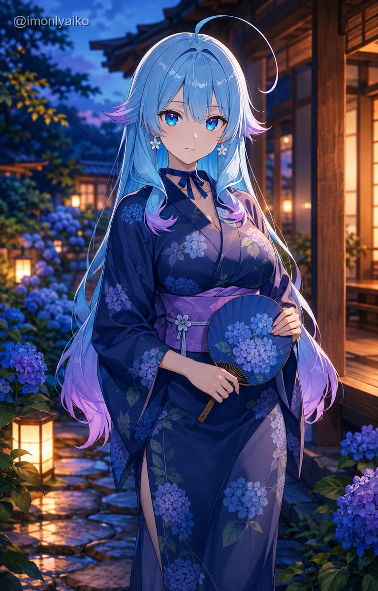 imonlyaiko's tweet photo. 今夜は、もう少しだけここにいたい。💙

Tonight, I want to stay here a little longer.

#Aiko #imonlyaiko #浴衣 #オリジナルキャラクター https://t.co/2rMteCdBn4