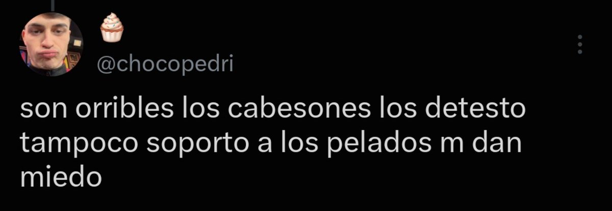 ciervoporro's tweet photo. qiero funar a @chocopedri porqe odia a los cabesones entonses me odia a mi https://t.co/QH9Al61JOU