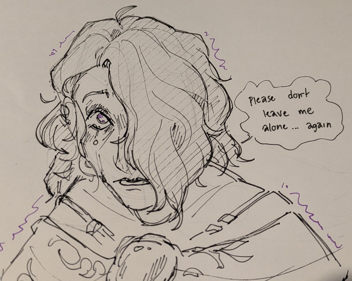 aurelionswol's tweet photo. been trying to get back into traditional sketches in between owed work. i love him a lot. my troubled middle aged heir

🪷 #hwei https://t.co/RABar9aFO7