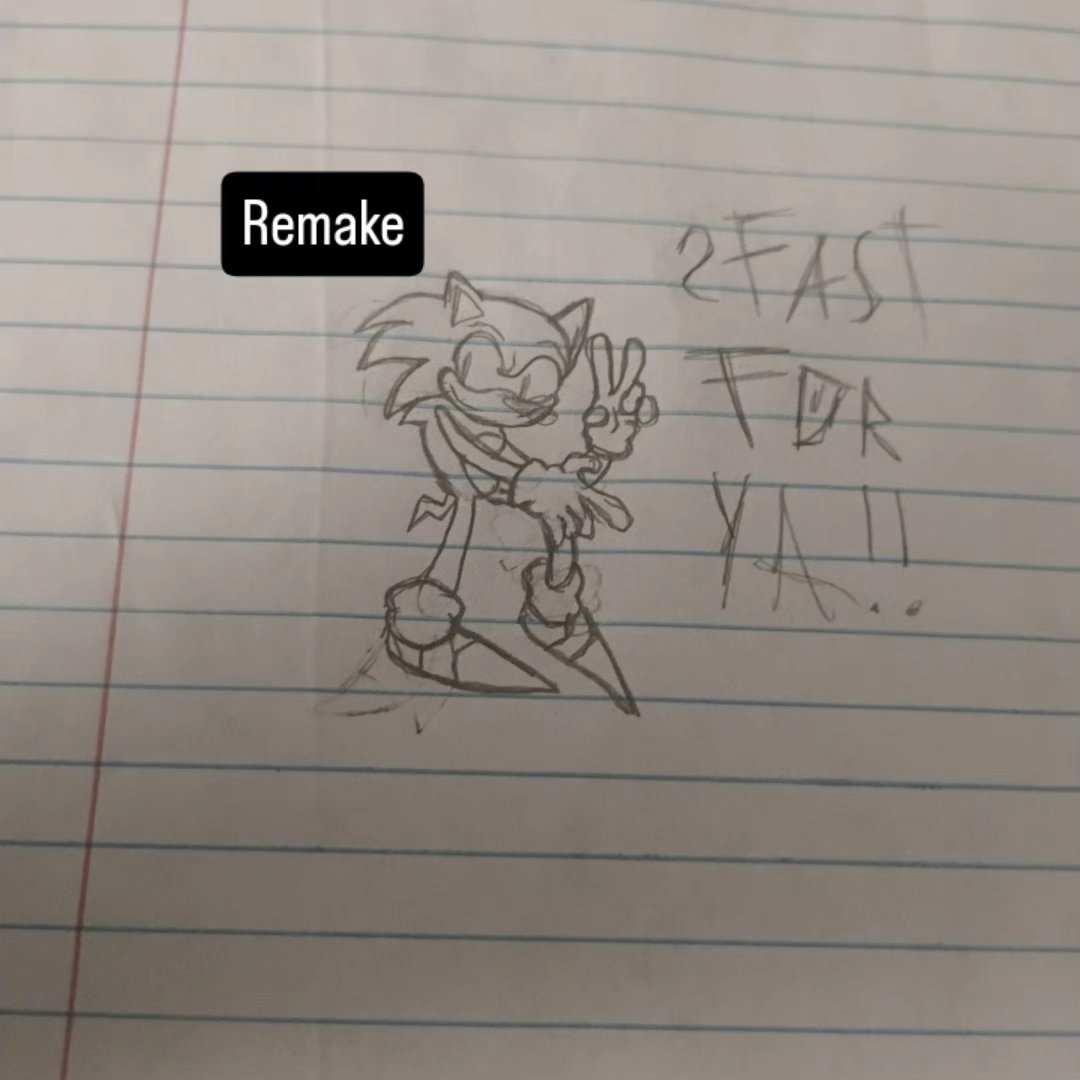 Zcoolarodreal's tweet photo. Usually when I draw sonic it's 2011x and it looks Bunzo so I drew sonic regularly and oh my gosh I think I am a artist i first drew him buns then redrew him in the other side of the page #sonicartist #Sonicthehedgehogㅤㅤㅤ https://t.co/QBSHuVg1Uk