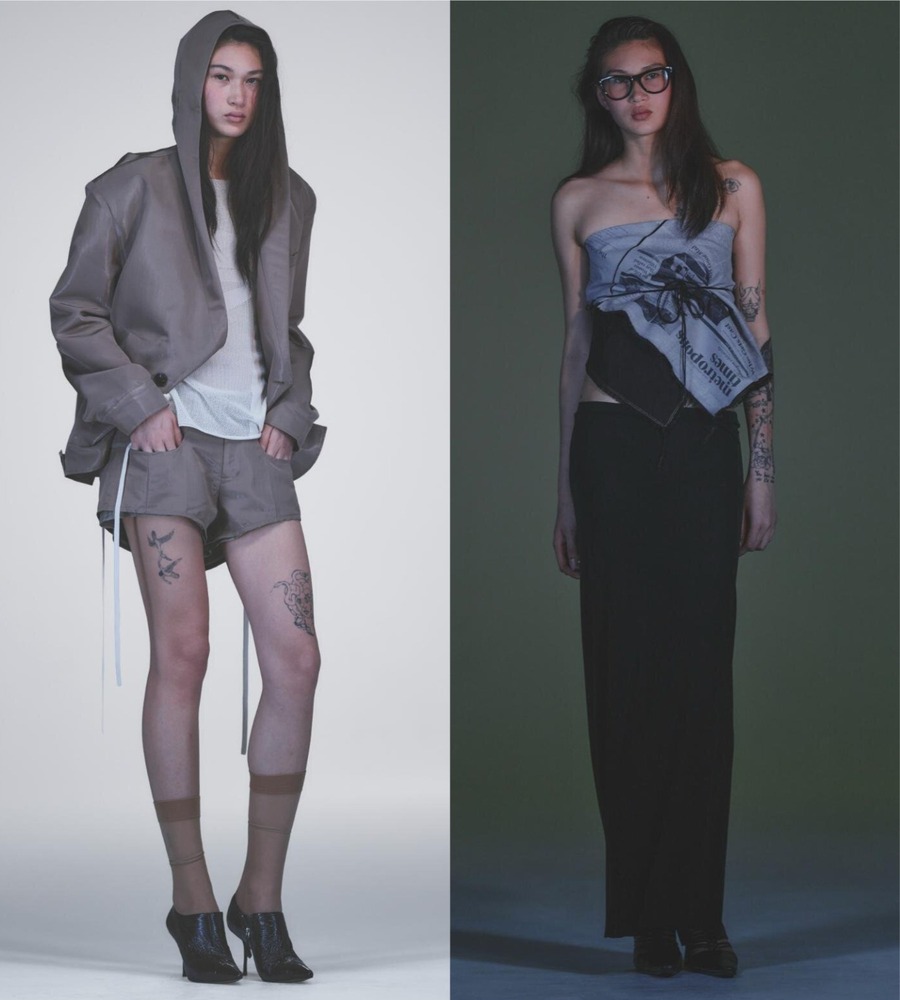 FashionPressJP's tweet photo. ムッシャン(mukcyen) 2027年春夏 ウィメンズコレクション - https://t.co/bQR30Sv5lb https://t.co/PckqGWaT3b