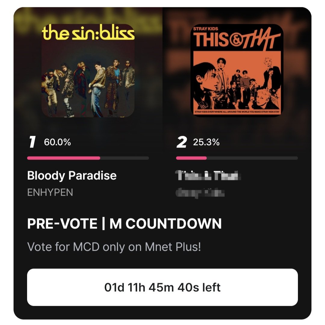 catzumw's tweet photo. pls don't skip pre-voting on mnet plus. it's quick, and we need every vote to widen the gap. we're not guaranteed a win unless we secure a perfect pre-vote point https://t.co/JdUQuc1yv4