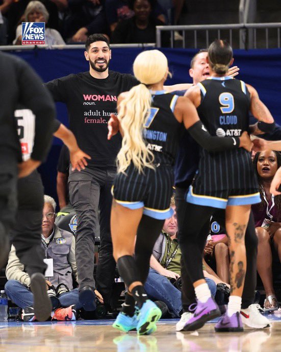 TheNBACentel's tweet photo. Enes Kanter becomes the first prospect in WNBA history to get ejected before getting drafted. https://t.co/v8gYqpUDxz
