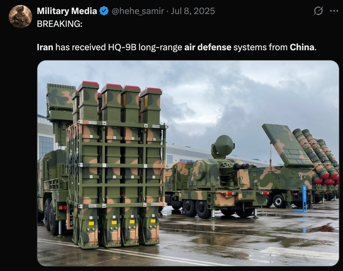 lalit22100's tweet photo. @VIPER4PAF And as far as Chinese Air Defense HQ-16 and 9 is, everyone knows its performance in Operation Sindoor and then in Venezuela and Iran. https://t.co/o9DnBo3wfP