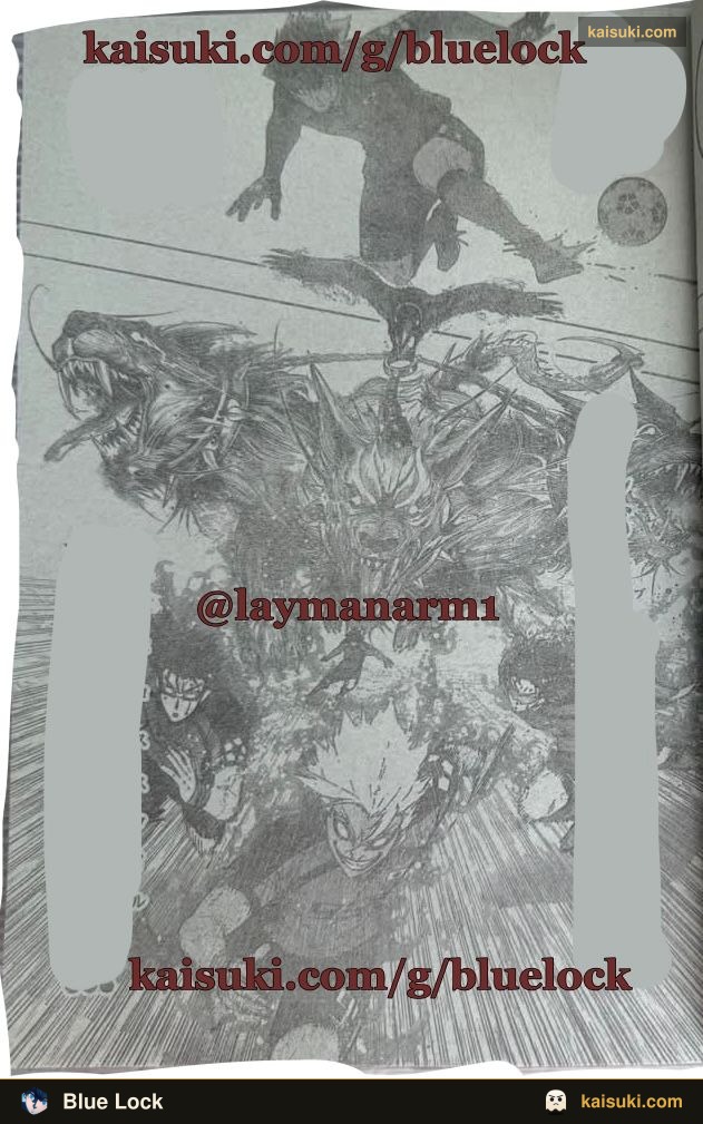 manga_leaks's tweet photo. SPOILERS BLUE LOCK 358 (Parte 2):
A bola chega no Karasu que comanda o ataque. Anri diz que aquela é a formação de "3 cabeças e 6 patas".
Shidou se movimenta, Karasu toca pra Hiori que manda pro Shidou, que ao ser reconhecido como ás, diz ser a liberdade.
#bluelock #bluelock358 https://t.co/miQnSzjUwO