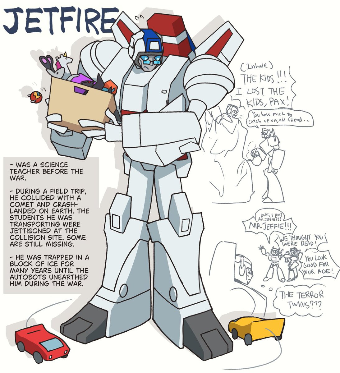 sgrimp_'s tweet photo. collecting Jetfire and Roller into the AU... #transformers #jetfire #roller https://t.co/AsD0ky6unQ