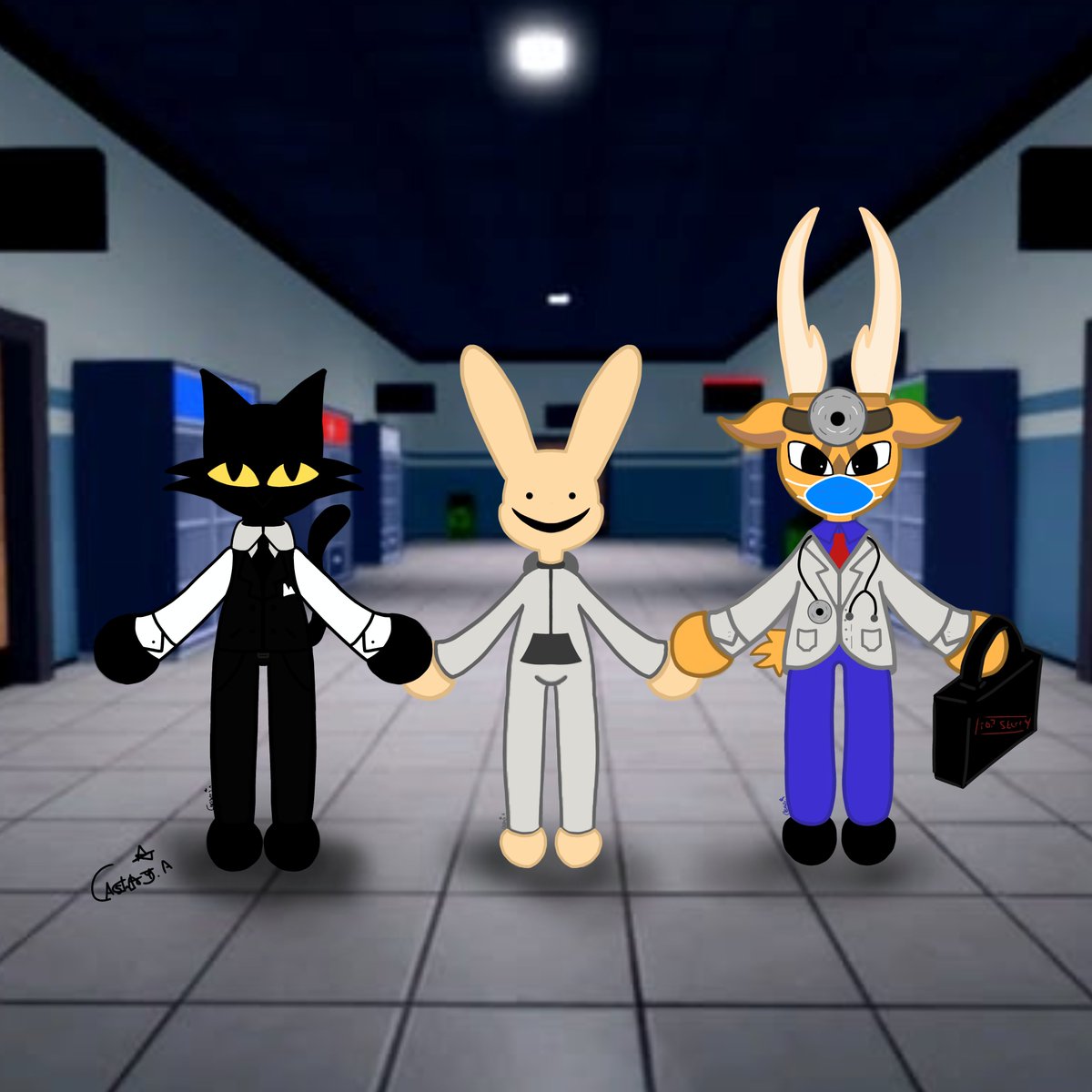 paypays56's tweet photo. Hi, it's been a while, hehehe. For about a month and a half now I've been obsessed with Animal Hospital Anomalies, and I made this drawing. Before this one I made another of the same thing, I'll upload it later. 
#animalhospital #robloxartㅤ #robloxㅤ https://t.co/30TFA7z3kj