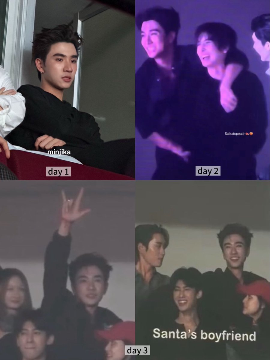 ifaprilgirl's tweet photo. วันแรกนั่งดูคอนคนเดียวหงอยครับ
วันที่สองบิบี๋มาดูคอนด้วยยิ้มออกครับ
วันที่สาม “Santa’s boyfriend” พระเอกตัวจริงครับ https://t.co/DdsdTTAwcS