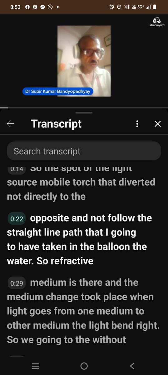 Subir7kumar's tweet photo. Transcription checked and found sustained so like to convey my sincere gratitude to SIR DR ROGER MACWILLIAMS THE PROFESSOR OF PHYSICS AND ASTRNOMY UNIEVERSITY OF CALIFORNIA AND THE STREAM YARD STUDIO OF USA. https://t.co/dOtZUSGbC4