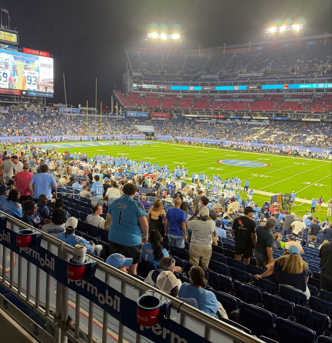 SirBobbysSpirit's tweet photo. Paid all this money to watch Nick Singleton and he didn't get a single snap. I demand a refund @Titans https://t.co/QrSe8TO4rA
