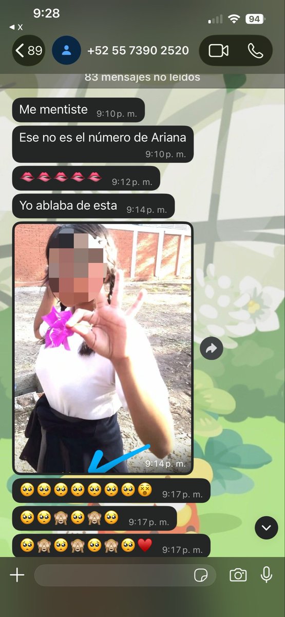 Reikiis_'s tweet photo. ‼️⚠️ FAVOR DE REPORTAR ESTE NÚMERO⚠️‼️
Lleva 4 años acosando a una menor de edad, hace todo lo posible para saber de esta chica y llegó al punto de hacerse pasar por ella para conseguir info https://t.co/zannl2pgmg