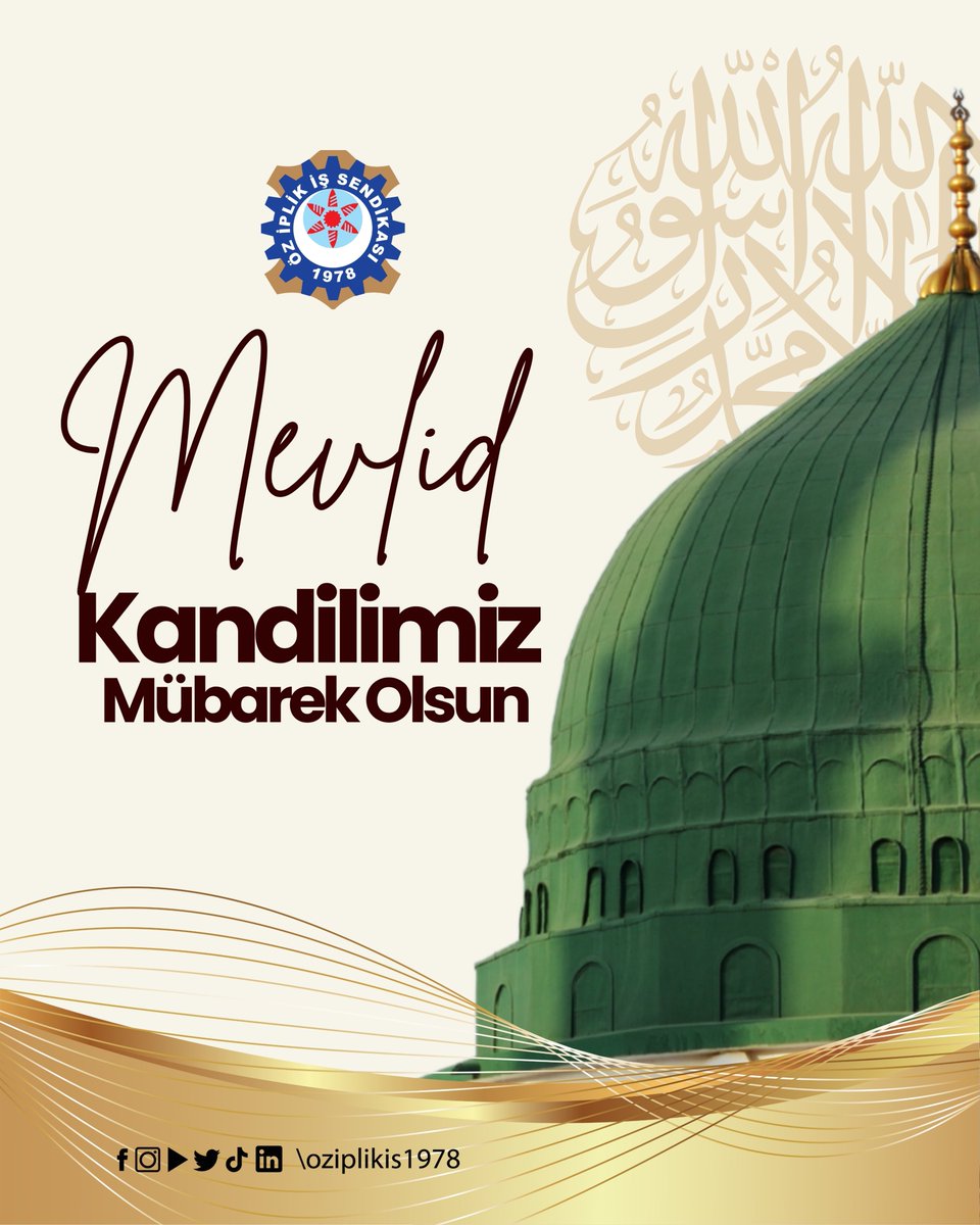 oziplikis1978's tweet photo. MEVLİD KANDİLİMİZ MÜBAREK OLSUN

Rahmet, bereket ve mağfiret ikliminin gönüllerimizi kuşattığı  Mevlid Kandili’ne ulaşmanın huzurunu yaşıyoruz. Peygamber Efendimiz Hz. Muhammed’in (SAV) dünyaya teşriflerini andığımız bu müstesna gecenin, ülkemize, milletimize ve tüm İslam âlemine sağlık, huzur, kardeşlik ve barış getirmesini dileriz.