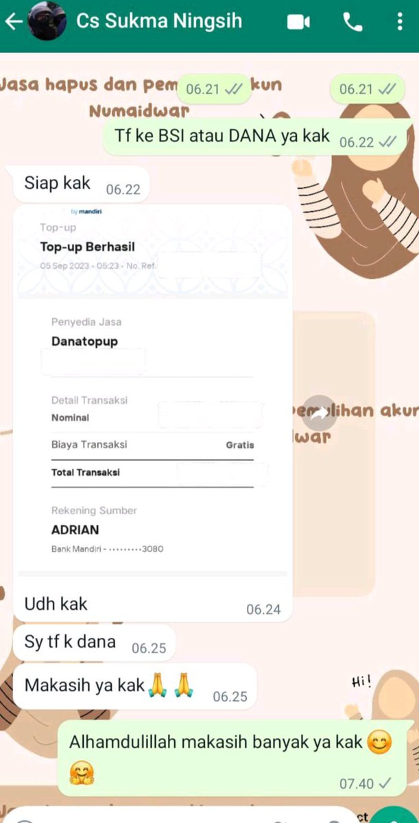 lovesmck's tweet photo. PROSES FAST &amp; BERGARANSI 

MELAYANI   KENDALA 
💝PULIHKAN CHT WA LAMA
💝JASA SADAP WA/IG
💝LUPA PASWORD &amp; LUPA DATA2
💝JASA HAPUS AKUN ALL SOSMED
💝JASA PEMULIHAN AKUN
💝GOGGLE ,GMAIL,IG,TWITER, FB,TIKTOK,DLL
#zonauang 
Fast respon WA di bio ya °^° https://t.co/5YTZyZgeQ0