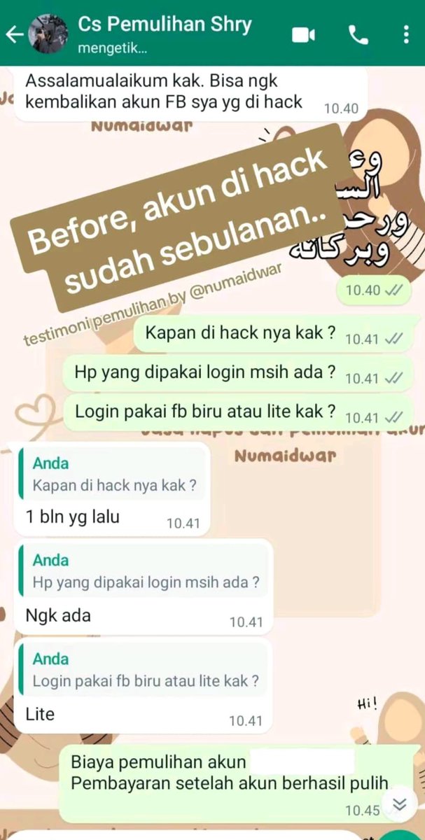 lovesmck's tweet photo. PROSES FAST &amp; BERGARANSI 

MELAYANI   KENDALA 
💝PULIHKAN CHT WA LAMA
💝JASA SADAP WA/IG
💝LUPA PASWORD &amp; LUPA DATA2
💝JASA HAPUS AKUN ALL SOSMED
💝JASA PEMULIHAN AKUN
💝GOGGLE ,GMAIL,IG,TWITER, FB,TIKTOK,DLL
#zonauang 
Fast respon WA di bio ya °^° https://t.co/5YTZyZgeQ0