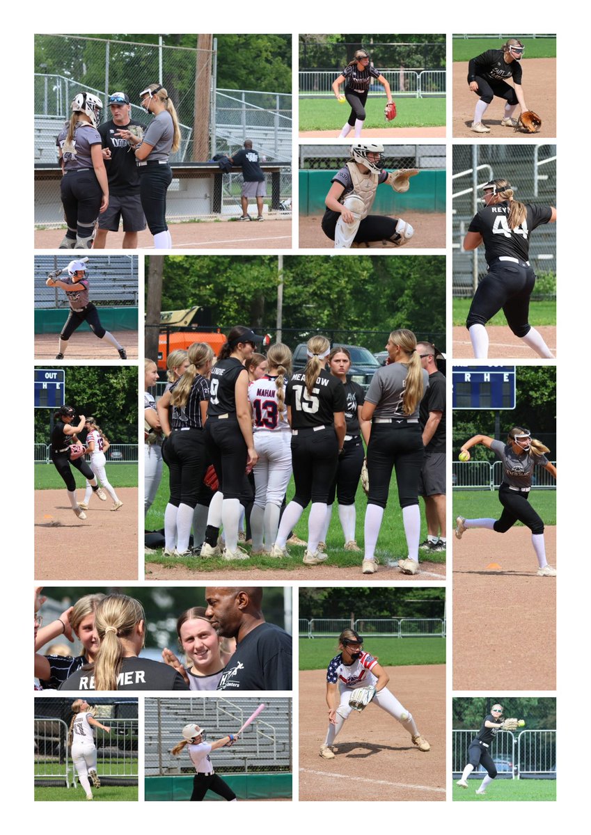 outlawsreymer's tweet photo. What a beautiful day for some softball! It was great to get all the girls and coaches together to put in some work! ☠️🖤🤍 https://t.co/LooghfNIdS