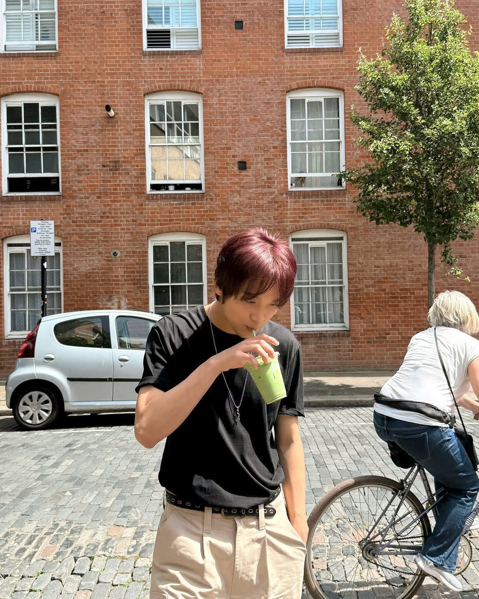 sunhaefs's tweet photo. okay, our matcha lover haechanie 🍵😭🤏🏻 https://t.co/lJdr47TC81