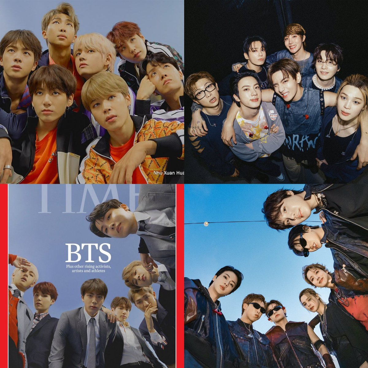 btschartsxdaily's tweet photo. OMG BANGTAN RECREATEDTHE 2018 TIME MAGAZINE COVER!? https://t.co/oVuwS18ZTW