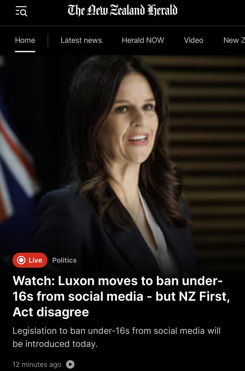 KajensAngel's tweet photo. Absolutely the most poorly informed speech’s I’ve heard yet from @chrisluxonmp and Ms @EricaStanfordMP They’re rivaling Jacinda for emotional manipulation. So far she’s admitted she doesn’t know how to explain to kids to turn off notifications. Currently they’re speaking to kids who have not been taught how to manage the algorithm. Education works. Whoever put this presser together needs to be fired. 

MASSIVE THANKS TO @actparty and @nzfirst for opposing this stupidity. 

https://t.co/jZa0GBdgcN
