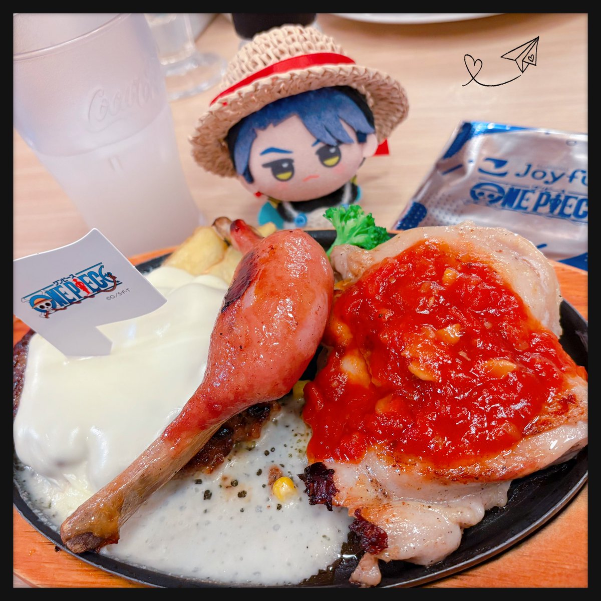 ciel5_going's tweet photo. 最近ぬ活してない。
どこにも出掛けていないというのもありますが…

これはコラボご飯を食べに行った時の
👒のぬい🦥 https://t.co/NIpe4TNimP
