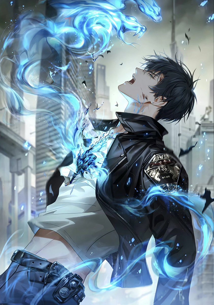 yuanisabel's tweet photo. As the face of Guangqi, Osborn has earned the fandom nickname “天塌逸顶” — basically, no matter what happens, you can always count on Osborn’s face card.

And his appeal has always reached far beyond the game itself. So many of his cards, lines, and quotes have gone viral that plenty of people knew him before they ever touched the game. Some may not even know the full story, but they’ve heard:

“The finish line of a race is the end of the track. But my finish line is right by your side.”

So Osborn’s audience has more layers than a typical otome fandom:

casual fans outside the game → core players → self-insert / yume stans.

At first, it’s his looks—the bad-boy edge, the sex appeal, that overwhelming masculine energy.

Then you actually play the game, and start to understand his agency, how self-assured and internally complete he is as a person.

And then you go even deeper and realize what makes him truly DANGEROUS :

💙He is incredibly easy to imagine in real life.

Driving together, getting food, grocery shopping, gaming, arguing and making up, curling up together on the couch… He doesn’t need some grand fictional setting to feel complete.

It’s not that I want to enter Guangqi, It’s that I can so easily imagine Osborn stepping into my real life.

From 2D attraction, to a sense of reality, to full-on yume projection. Maybe that’s the real power of Osborn’s character.
#XiaoYi #Osborn #lightandnight