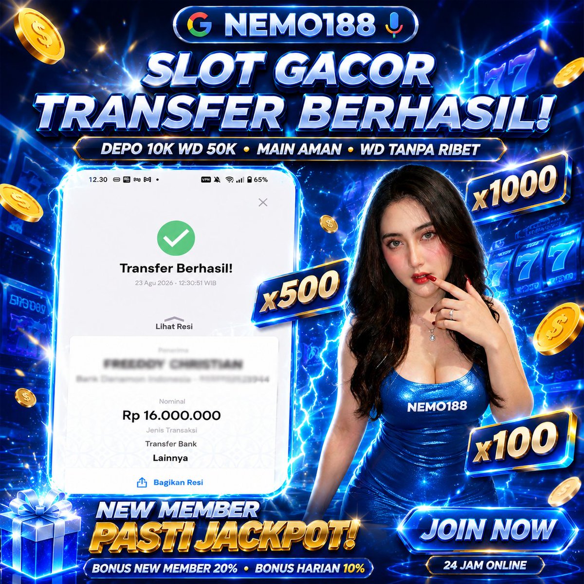 ketuanemo188's tweet photo. SITUS NEMO188 AMANAH &amp; TERPERCAYA !! DAFTAR SEKARANG JUGA !! KLIK : https://t.co/MzfDhWwlf7

 #NEMO188 #pengikut #sorotan #trending #fyp #viral #hiburan #reels #NEMO188 #situs_nemo188 #twitterthreads #instragram #facebookreelscontest #tipsinstagram https://t.co/dVR8MoqiRf