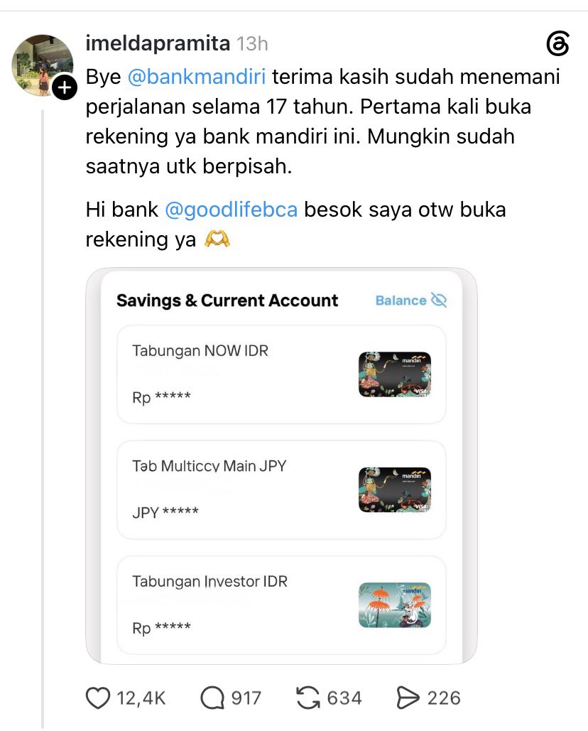 LambeSahamjja's tweet photo. makin lama mandiri minta ambil tindakan bakal banyak nih yang pindah:
- itu 80 jt doang padahal aneh banget
- baiknya di spill aparatnya ke public 
- siapa yg memerintahkan pemblokiran
- Tunjukkan suratnya.. https://t.co/zXkZ8LPXuo