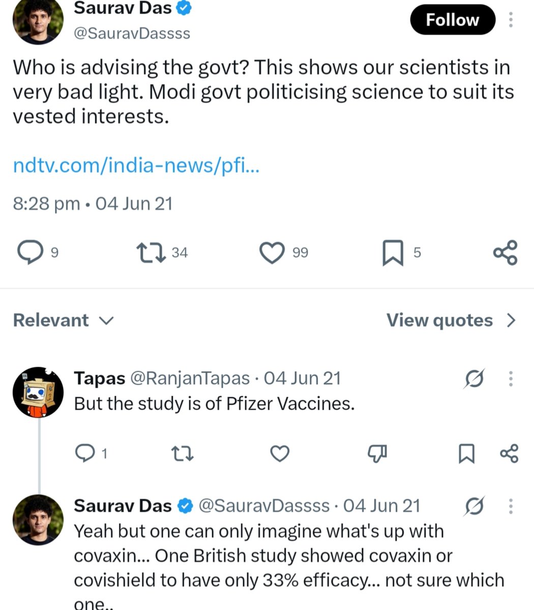 Desh_bhakati's tweet photo. US based Pfizer chose to withdraw its COVID-19 vaccine application in India rather than provide the requested data for independent verification - walking away from 1.4 billion potential customers

Did you know these people backed the US based company and wanted the government to approve its vaccine
> Arvind Kejriwal
> Abhijeet Dipke
> Saurav Das

And many others from the same ECOSYSTEM
