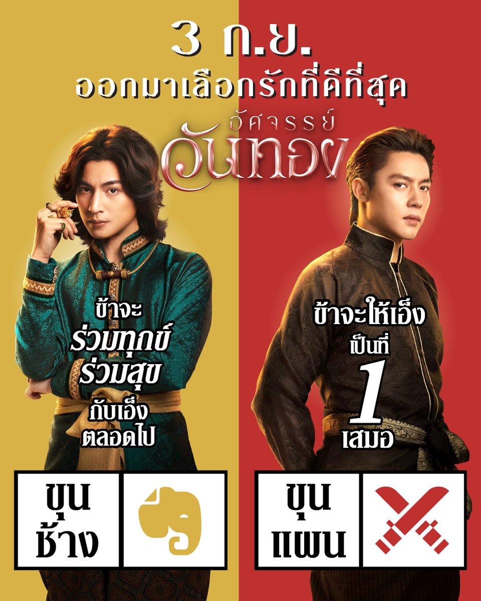 WeLoveSF's tweet photo. เป็นคุณ จะเลือกใคร? 
3 ก.ย. นี้ ออกมาดู #อัศจรรย์วันทอง
หาคำตอบให้กับรักที่ดีที่สุดพร้อมกัน 
ที่ #SFcinema 🍿❤
พิเศษในระบบ DOLBY ATMOS 

ซื้อตั๋วล่วงหน้าได้แล้ววันนี้ : https://t.co/Hj23WVNMQZ
หรือที่แอป SF Cinema : https://t.co/HyAwPEihJX

| ข้อมูลจาก Black Dragon Entertainment

#InTheNameOfLove 
#InkWaruntorn #mark_prin #GulfKanawut
#SFgenCinema 
#ดูหนังที่SF