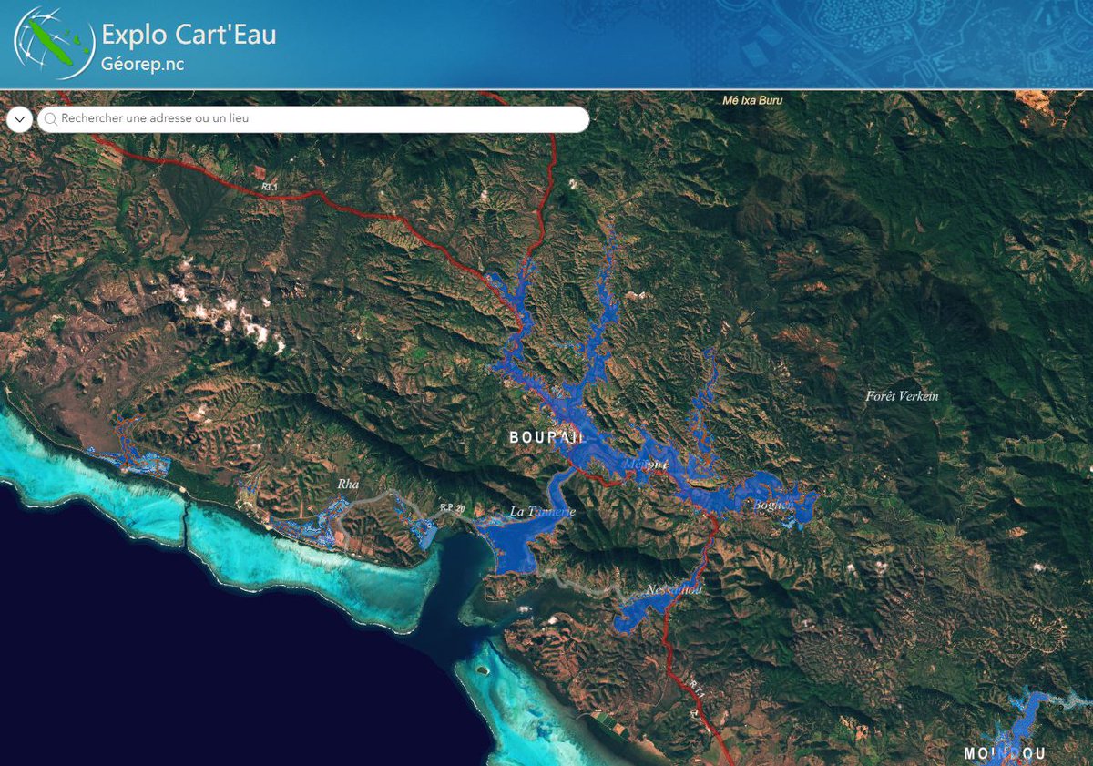 Georep_NC's tweet photo. Mise à jour des zones inondables

Entre ajout de Bourail et corrections diverses, la dernière mise à jour dans la connaissance de l'aléa inondation du territoire de la Nouvelle-Calédonie est disponible : 
👉 En savoir plus : https://t.co/nalhLALpvO https://t.co/Hxvitaj2C0